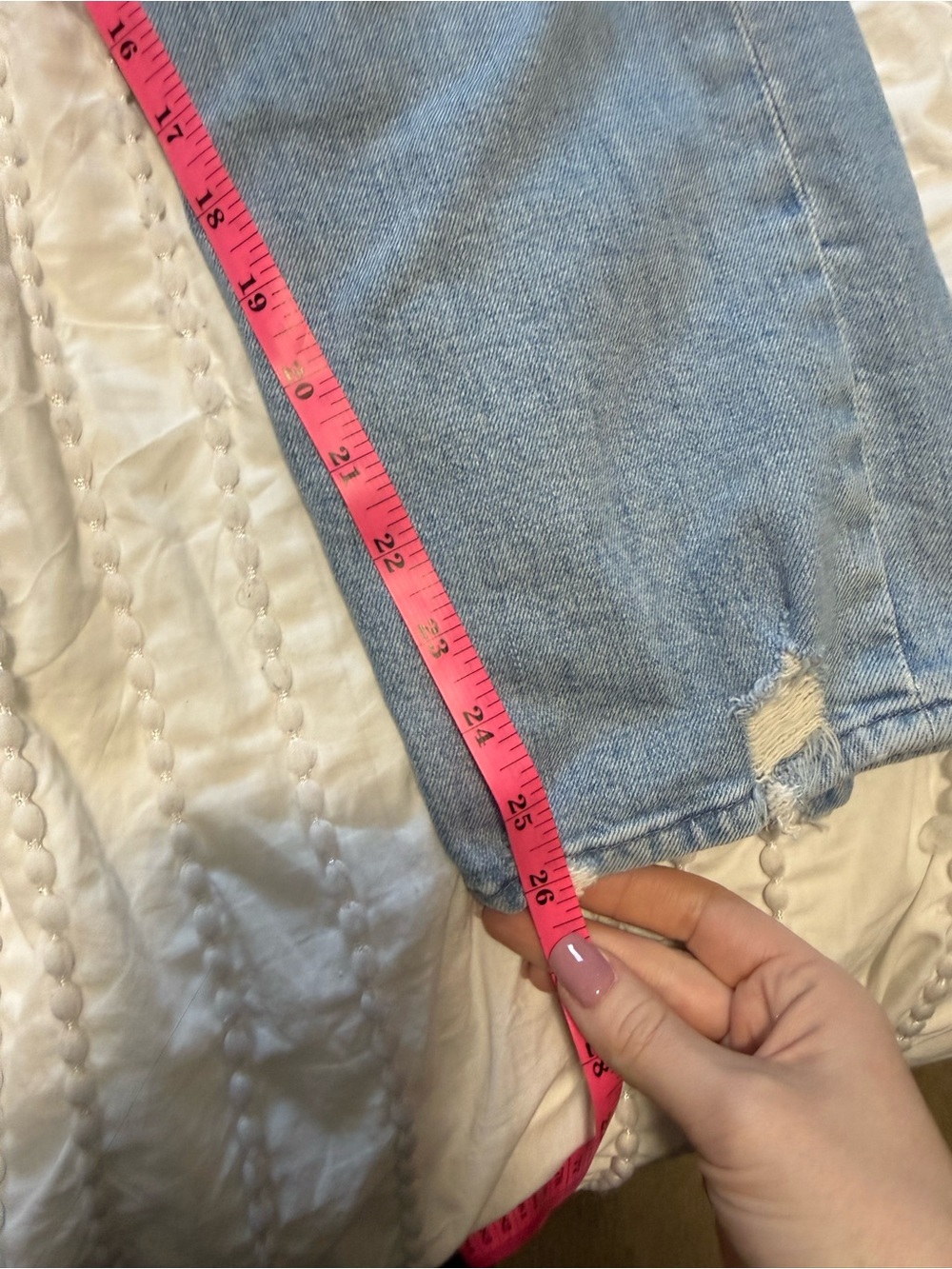 MOTHER The Tomcat Jeans The Confession Distressed Straight Leg Sz 30 (US 8) - Picture 8 of 9